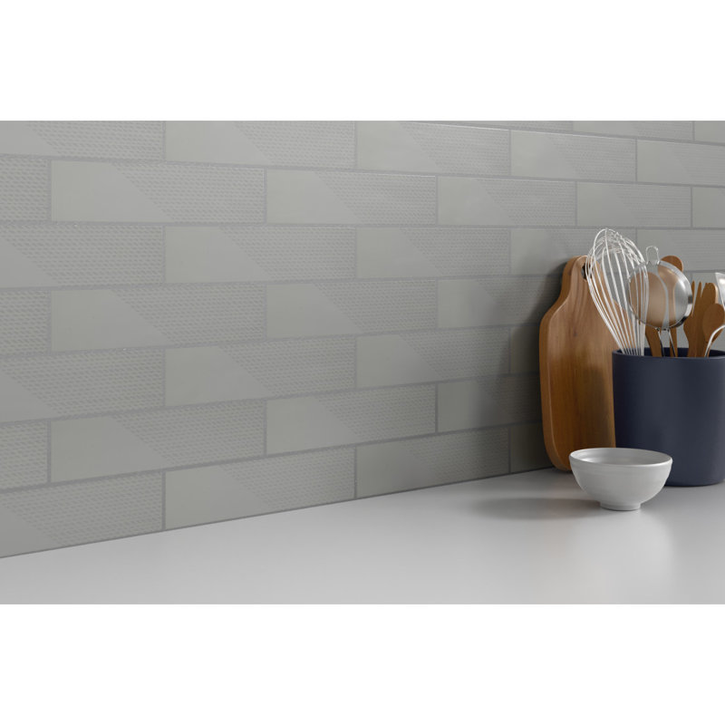 Emser Tile Express™ 3" x 12" Beveled Ceramic Patterned Tile Wayfair